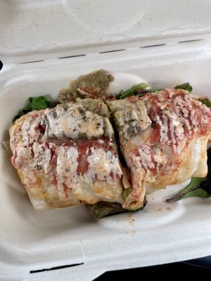 Jackfruit Burrito  at Cuppa in Ogden