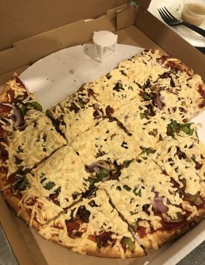 Vegan pizza at Fresh Brothers  in Marina Del Rey