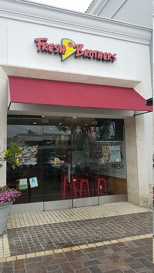 Outside at Fresh Brothers  in Marina Del Rey