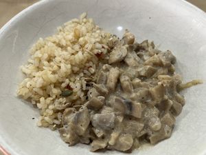 Mushrooms Stroganoff   at Verdetariano in Sevilla