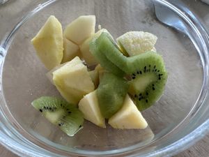 Fruit salad   at Verdetariano in Sevilla