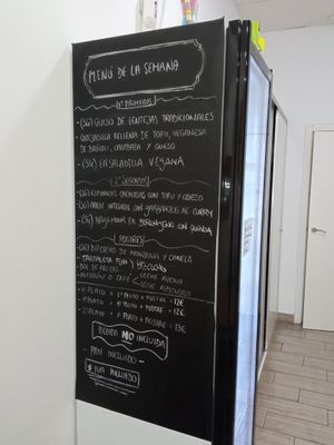 Menu del día at Verdetariano in Sevilla
