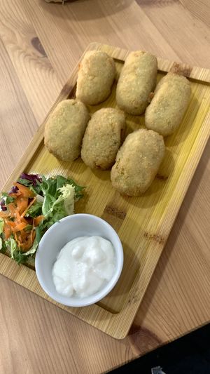Croquetas caseras  at Verdetariano in Sevilla