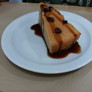 Vanilla cake  at Verdetariano in Sevilla