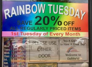 Rainbow Tuesday  at Debbies Health Foods in Orange City
