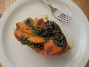 Sweet potato tortilla at The Garden Cafe  in Cambridge