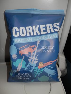 Vegan crisps at The Garden Cafe  in Cambridge