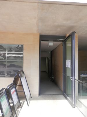 Entrance to cafe at The Garden Cafe  in Cambridge