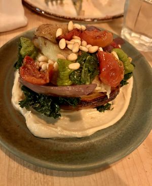 Roasted potatoes   at The Fig in Rye