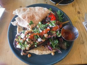 Aubergine Shwarma at The Fig in Rye