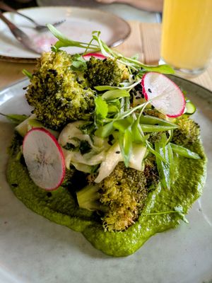 Spring greens at The Fig in Rye