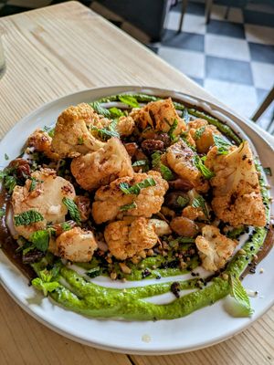 Cauliflower tikka at The Fig in Rye