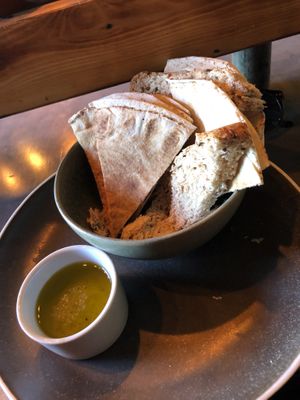 Bread and oil  at The Fig in Rye