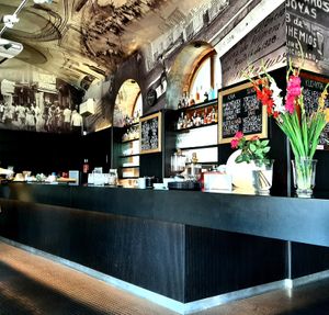 Interior at Berlinka Cafe in Bratislava