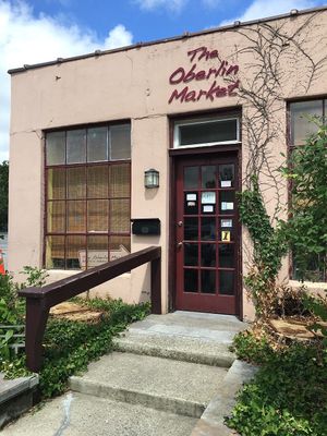Entrance at The Oberlin Market in Oberlin