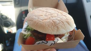 Firebean burger at Dr.Plant in Leeuwarden