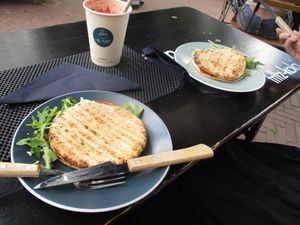 Pita pizzas at Dr.Plant in Leeuwarden