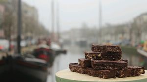 brownies at Dr.Plant in Leeuwarden