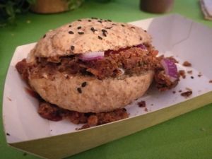 vegan burger at Dr.Plant in Leeuwarden