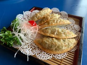 Veggie Dumplings at Kabuki Korean Cafe in Wilmington