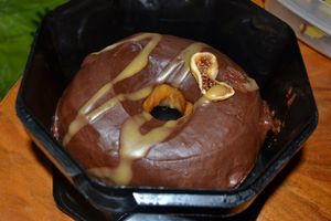 Chocolate-Caramel (bring your own take-out box to save an extra fee) at Vegan Food & Sweet Bar in Brno