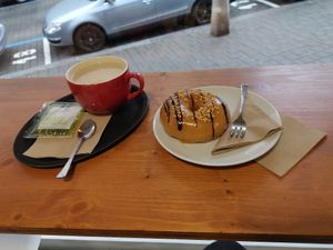 Amazinggggg donuts 😋 at Vegan Food & Sweet Bar in Brno