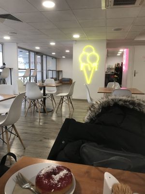 the venue at Vegan Food & Sweet Bar in Brno