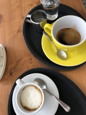 pretty good coffee at Vegan Food & Sweet Bar in Brno