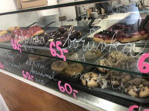 Donuts  at Vegan Food & Sweet Bar in Brno