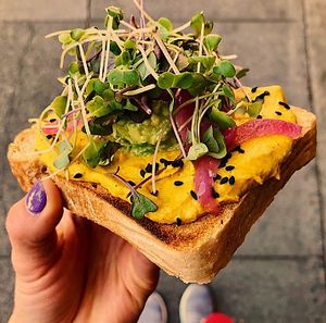 Toast at Project Juice in Palo Alto