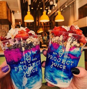 Unicorn parfait at Project Juice in Palo Alto