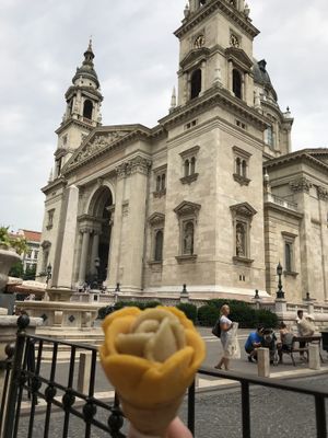 Perfect stop off next to St. Stephen’s Basilica at Gelarto Rosa - Szent István in Budapest