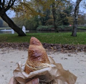 Blueberry croissant at OKO - Cultural Melting Point in Amsterdam