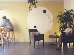 Chill out area at OKO at OKO - Cultural Melting Point in Amsterdam