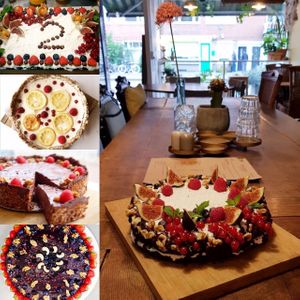 Vegan cakes for special occasions :) at OKO - Cultural Melting Point in Amsterdam