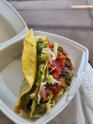 Black bean taco...so fresh and delicious! at Beer Barrio in Wilmington