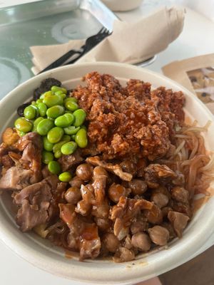 Vegan build your own bowl at Vale Food in Gainesville