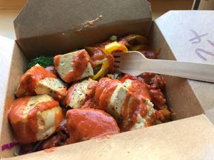 Tofu protein box at Clean Cut Kitchen in Nottingham