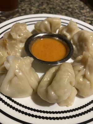 Vegan dumplings   at Durbar Square Restaurant in Portsmouth