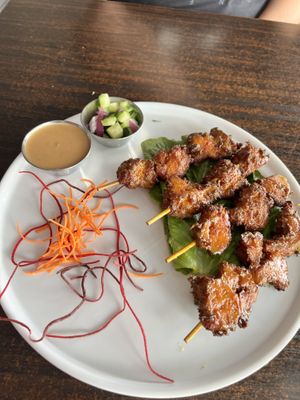 Satay  at Something Vegan in Toluca Lake