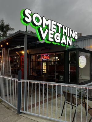  at Something Vegan in Toluca Lake