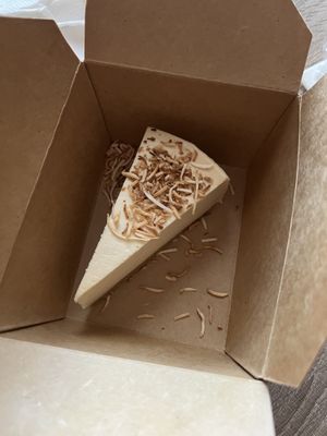 Awesome cheesecake!   at Something Vegan in Toluca Lake