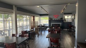 Plenty of seating   at Something Vegan in Toluca Lake