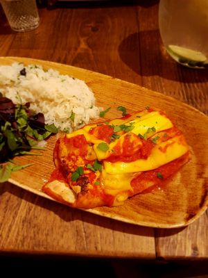 Ranchless enchilada at Rangos in Winsford