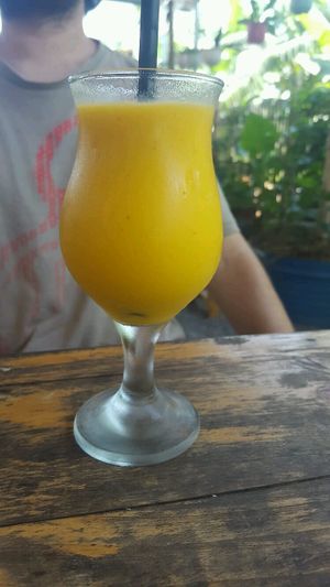 Mango banana at Chookie's Beer Garden in Ninh Binh