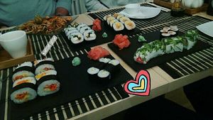 dinner  at Hoshi Sushi in Poprad