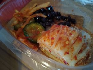 Kimchi side salad at Gautor Korea in Mainz