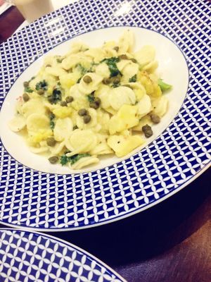 Main course...delicious and 100% vegan :) at LHR - Carluccio's - T5 in West London