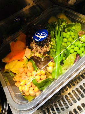 Vegan salad ready to go! at LHR - Carluccio's - T5 in West London