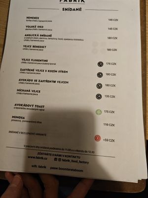 Avocado toast at Fabrik Food Factory in Brno